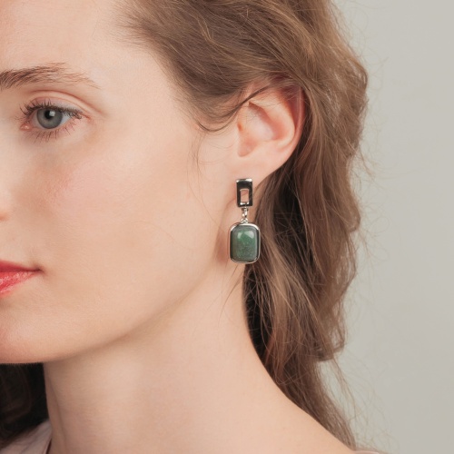 Серьги Possebon Q.Verde, A0360.17 S фото 4